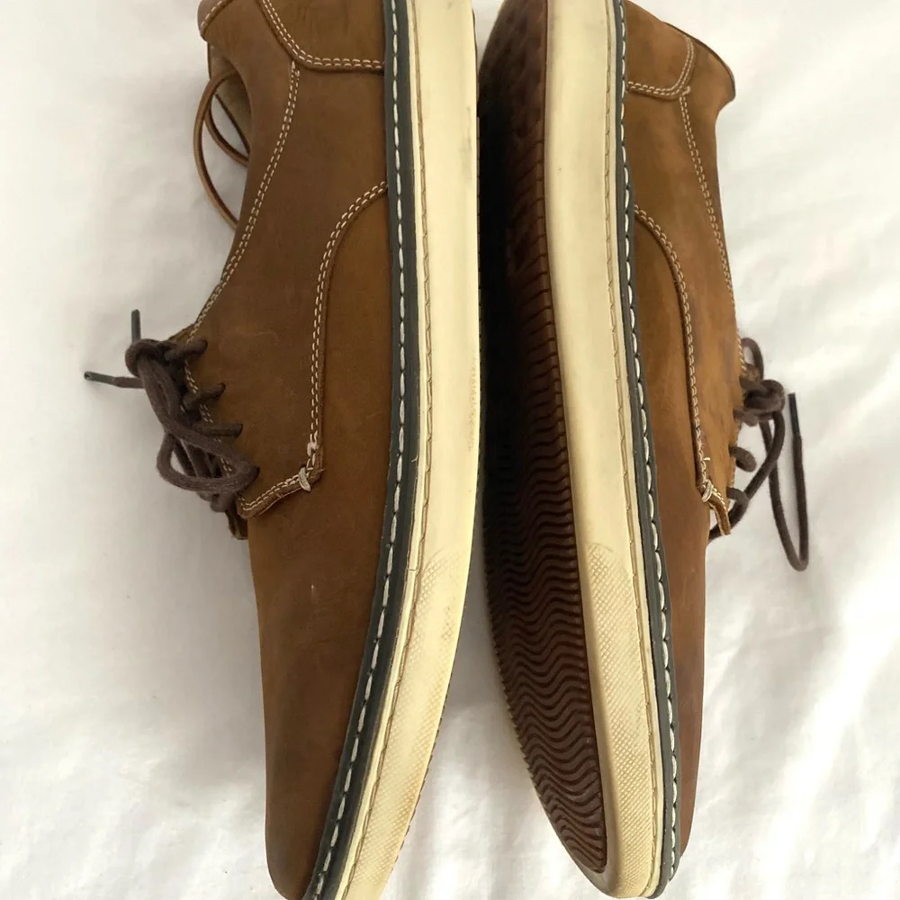 JOHNSTON & MURPHY Boys Shoes 7M Big Boy’s McGuffey Brown Plain Toe Shoes